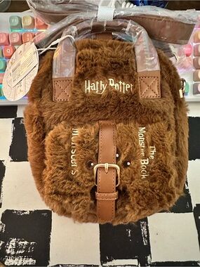 Warner Bros. Harry Potter “The Monster Book” Faux-Fur Crossbody Bag